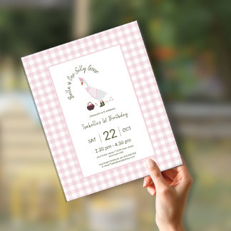 Budget Eine Alberne Gänsehäulchen Rosa 1. Geburtst