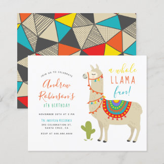 Budget Eine ganze Llama Fun Animal Birthday Party