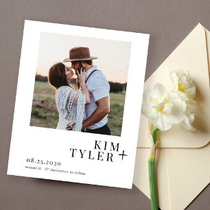 Budget einfache moderne Foto Hochzeit sparen das D