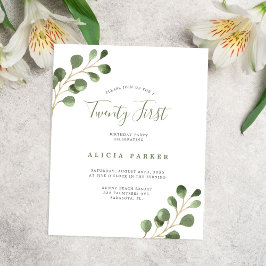 Budget elegant 21 Jahre Geburtstagsfeier