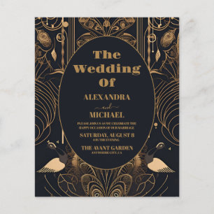 Budget Elegante Art-Déco-Hochzeit