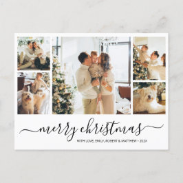 Budget Elegante Collage Weihnachts Weihnachtsfeier Feiertagspostkarte