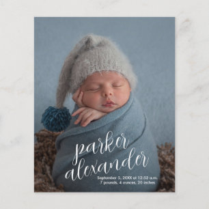 Budget Elegante Foto Collage Geburtserklärung ankü