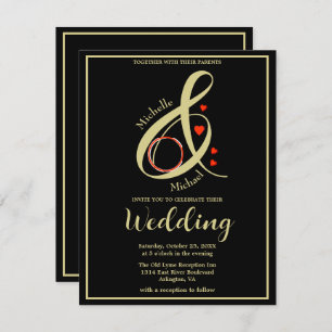 Budget Elegante moderne Foto Wedding QR Website Ankündigung