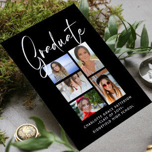 Budget Elegante Multi-Foto Abschluss Ankündigung