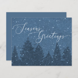 Budget Eleganter Business Holiday Blue