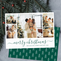 Budget Elegantes Foto Weihnachtszeitung