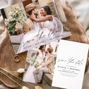 Budget Elegantes Save the Date handgeschriebenes F Flyer
