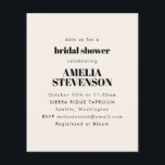 Budget Elfenbeindusche Minimalistisch Bridal Einla<br><div class="desc">Budget Elfenbeindusche Minimalistisch Bridal Einladung</div>