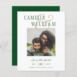BUDGET Emerald Green Gold FOTO Save the Date