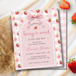 Budget Erdbeeren Ribbon Berry Sweet Baby Dusche