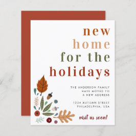 Budget Erntedank Neue Zuhause Moving Ankündigung