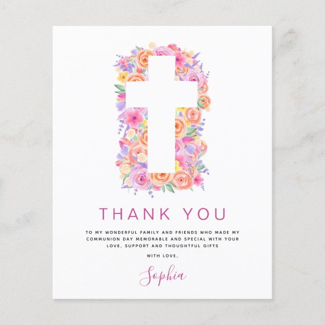 Budget Erste heilige Kommune Vielen Dank Florenz P Flyer (Vorne)