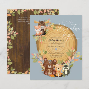 BUDGET Es ist ein Baby-WOODLAND-TIERE Kinderdusche