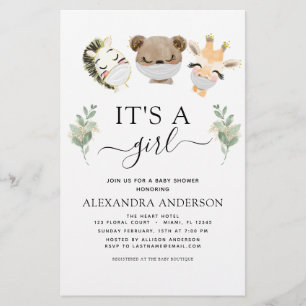 Budget Es ist eine Girl Baby Duwer Woodland Eukaly