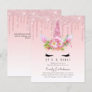 BUDGET Es ist eine Girl Glittery Unicorn Kinderdus