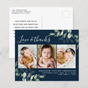 Budget Eucalyptus Foto Baby Danke Postcard