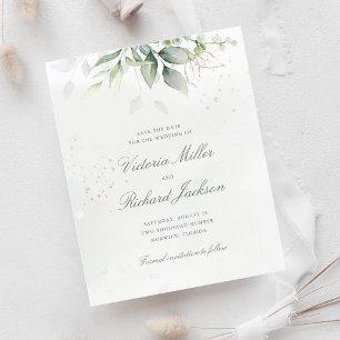 Budget Eucalyptus Green Foliage Save The Date