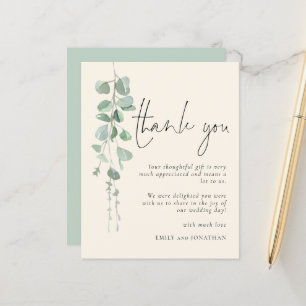 Budget Eucalyptus Sage Ivory Vielen Dank