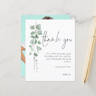 Budget Eukalyptus Foto 40. Geburtstag Vielen Dank