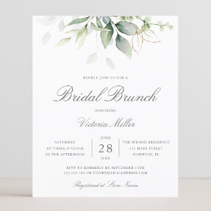 Budget Eukalyptus Greenery Bridal Brunch