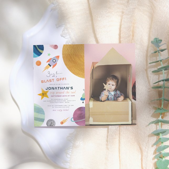 Budget explodieren! Space Boy Birthday Party Foto (Von Creator hochgeladen)