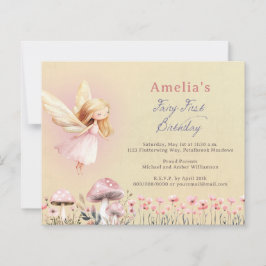 Budget Fairy First Theme Girl's 1st Birthday Party