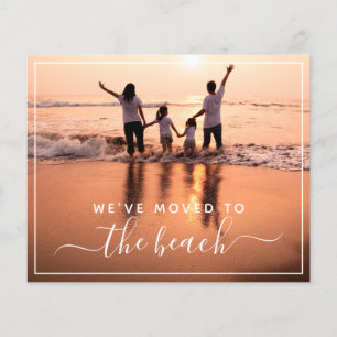 Budget Familienfoto Ankündigung der neuen Adresse