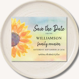 Budget Familienzusammenkunft Save-The-Date-Karte