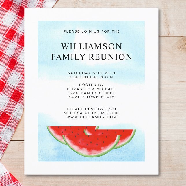 Budget Family Wiedersehen Picnic Watermelon Einlad (Von Creator hochgeladen)