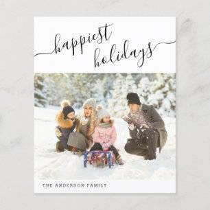 Budget Fappiest Holiday Modern Minimal 2022 Foto Flyer