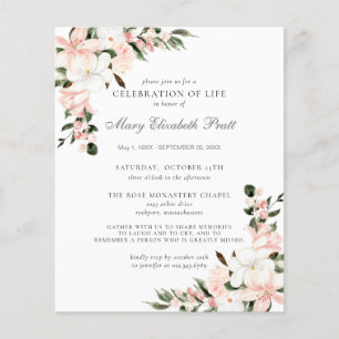 Budget Feier des Lebens Rosa Blumenladen