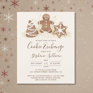 Budget Feiertage Weihnachtskochbörse Einladung