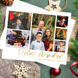 Budget Feliz Navidad Gold 6 Foto<br><div class="desc">** SATIN PAPIER IST PAPIERTHIN. AKTUALISIEREN SIE DAS PAPIER FÜR EIN BILD, KARTENPAPIER. HAT EINE OPTION FÜR ENVELOPES. *** Rette Geld für Einladungen mit dieser kleineren Einladung, die eine Option für Umschläge hat. Verpassen Sie Ihren Urlaub mit Ihren Feliz Navidad Gold 6 Foto Urlaubskarten. Multi-Foto Will eine größere Karte oder...</div>