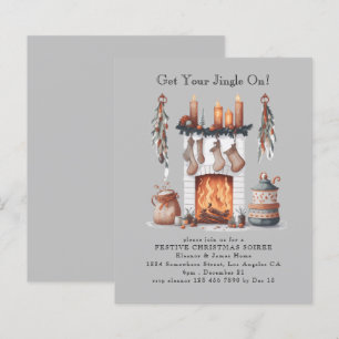 Budget Feste Weihnachtsfeiertage Party Einladung