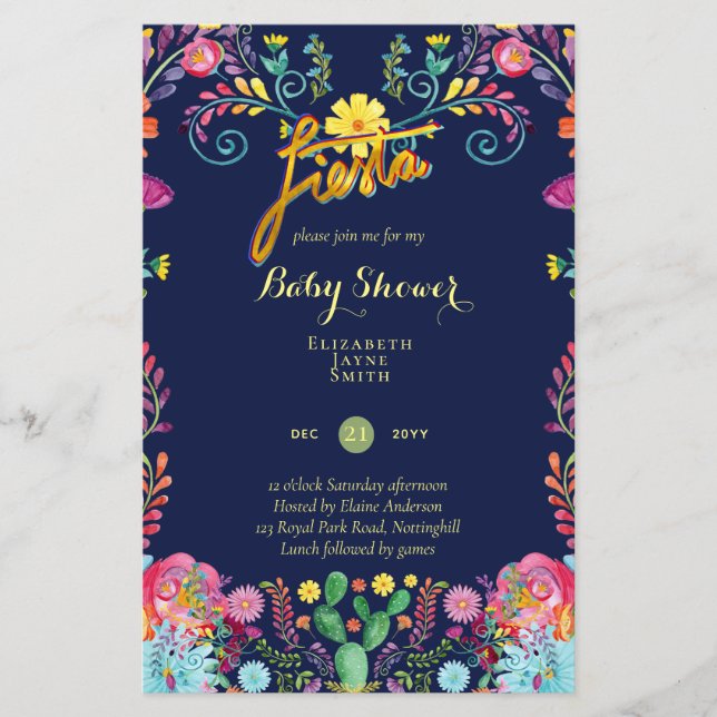 BUDGET Fiesta Kinderdusche Volkskunst Blume laden  (Vorderseite)