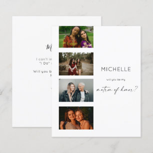 Budget Filmstrip Be My Matron of Honor Multi Foto