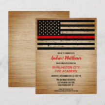 Budget Firefighter Abschluss Thin Red Line