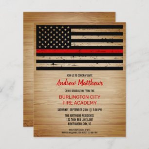 Budget Firefighter Abschluss Thin Red Line