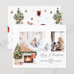 Budget Fireplace Strumpfs & Weihnachtsbaum Foto