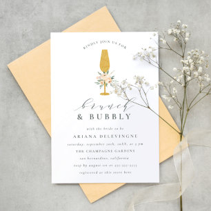 Budget Floral Champagne Bridal Brunch & Bubbly