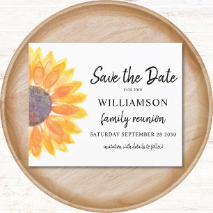 Budget Floral Family Wiedersehen Save the Date