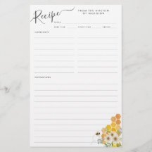 Budget Floral Honeycomb Bumblebee Küche Rezept