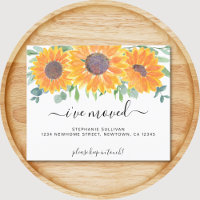 Budget Floral I hat bewegt Bewegung Ankündigung