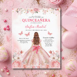 Budget Floral Pink Bilingual Spanish Quinceanera Flyer<br><div class="desc">Feiern Sie Ihren besonderen Tag mit unserer zweisprachigen spanischen Quinceñera Einladung in Pink Blush. Diese geschmackvoll gestaltete Einladung besticht durch sanfte, rot-rosa Blume, gepaart mit eleganter Typografie und eignet sich hervorragend für ein zauberhaftes Quinceañera-Fest. Es ist sowohl in Englisch als auch Spanisch gefertigt und trägt zur Tradition bei, während alle...</div>