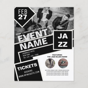 BUDGET Flyer KOSTENLOSES Design-Hilfe Unterhaltung