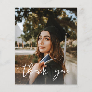 Budget Foto Abschluss Hat ChalkboardV Vielen Dank Flyer