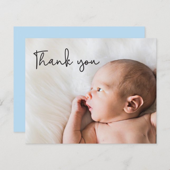 Budget Foto Chic Danke Baby Blue (Vorne/Hinten)