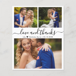 Budget Foto Collage Script Hochzeit Danke Karte