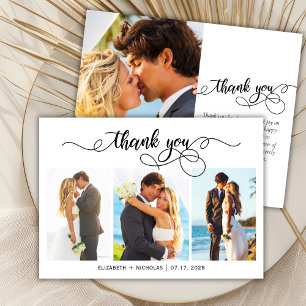 Budget Foto Collage Script Hochzeit Danke Karte